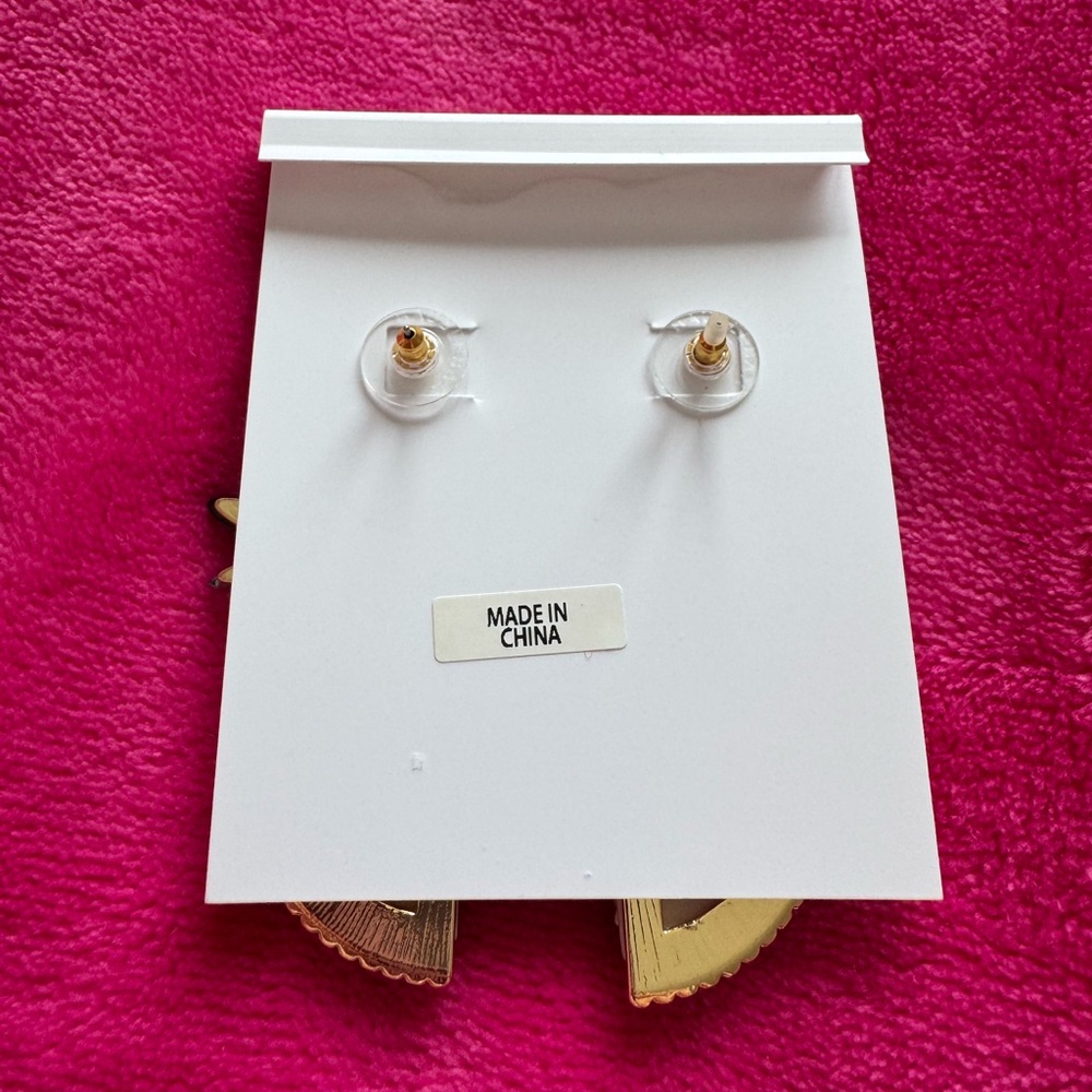 Baublebar NWT Lemon Enamel Earrings - Picture 3 of 3